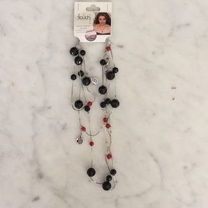 🌺 Free with purchase - AlyssaMilano RedSox 60”bead necklace